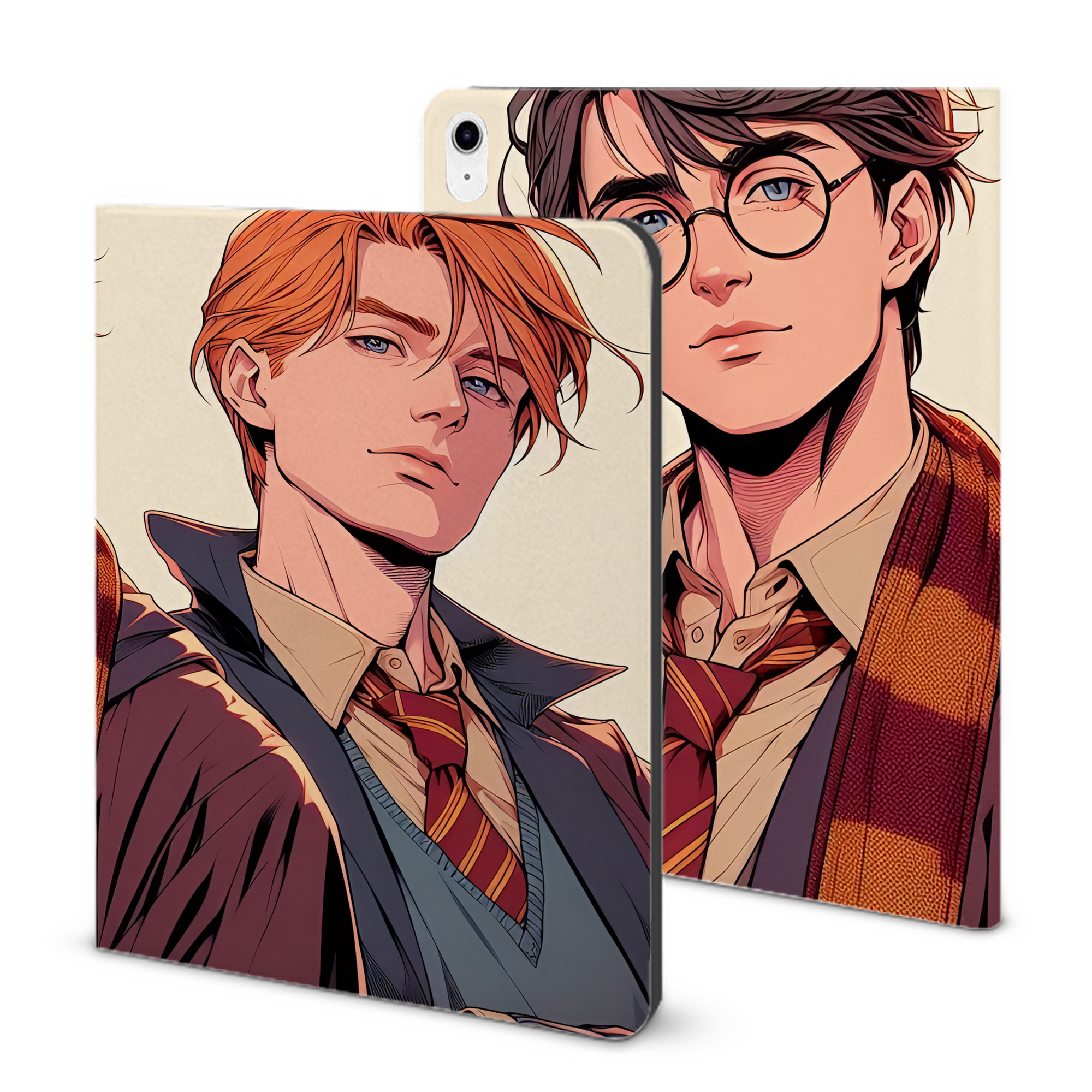 （画像用） Harry Potter ハリー・ポッターシリーズ IPad ケース ブック型 PUレザー TPU 耐衝撃 軽量 薄型 ペン収納なし 全面保護 IPad 各モデル対応